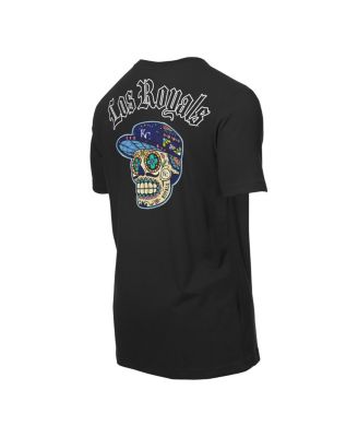 Men's Black Kansas City Royals Sugar Skulls T-Shirt