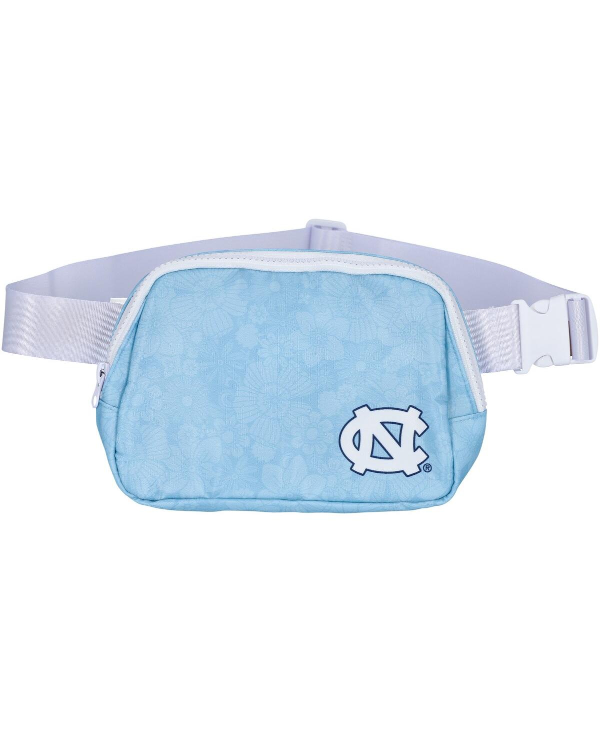 North Carolina Tar Heels Floral Print Fanny Pack - Powder Blue