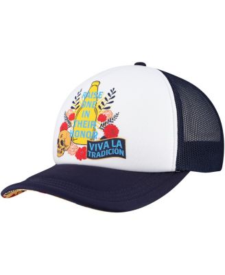 Men's White Modelo Day of the Dead Foam Trucker Hat