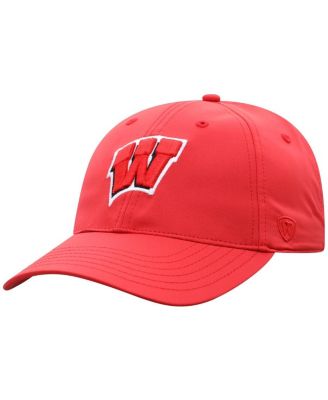 Top of the World - Men's&nbsp;Red Wisconsin Badgers Victory Trainer Adjustable Hat
