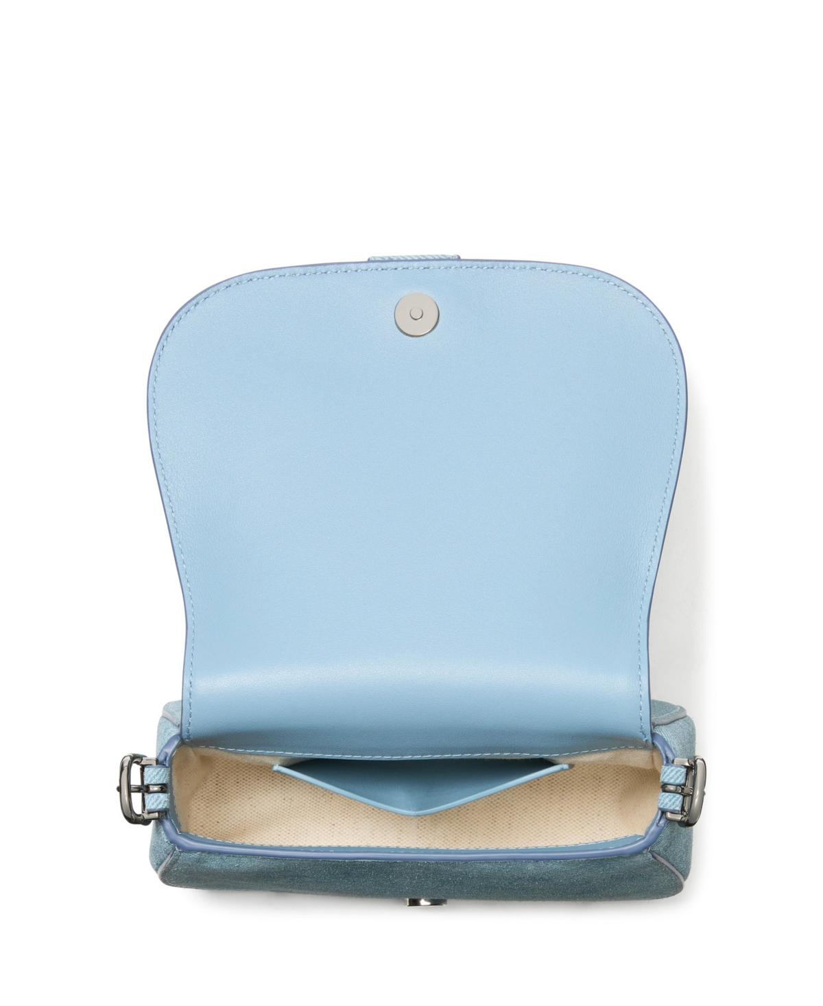 Shop Kate Spade Nouveau Denim Mini Saddle Bag