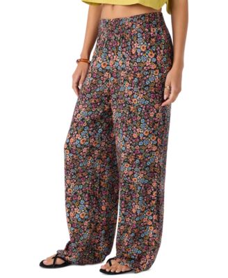 Juniors' Jonie Floral Ditsy-Print Pants