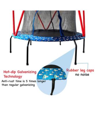 Streamdale 66" Trampoline for Kids Toddler Indoor Outdoor Small Trampolines for Baby with heighten net No-Gap Design for Kids