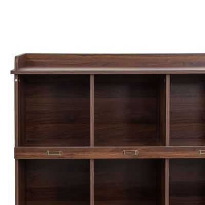Streamdale 10-shelf Bookcase,Walnut