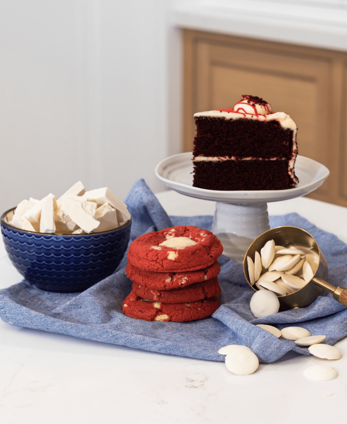The Cravory Red Velvet Cookies Gift Box, 24 Cookies