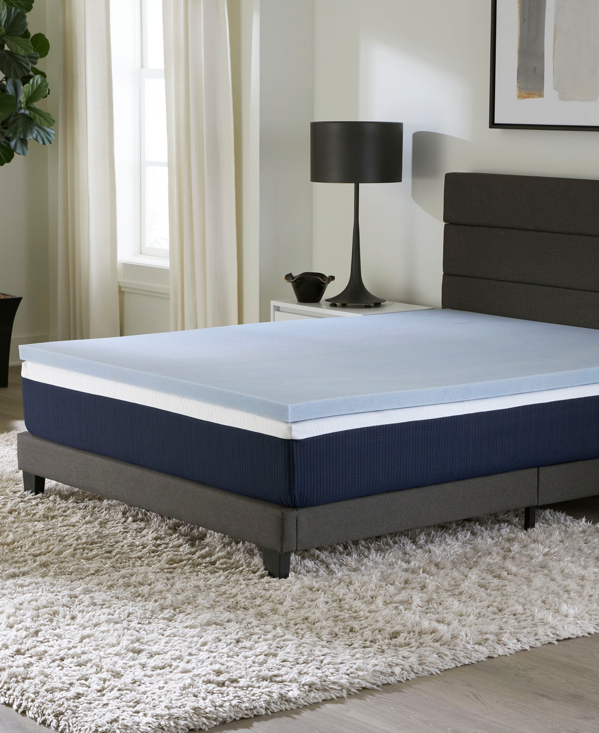Comfort Tech 2" Tranquility Foam Mattress Topper, King