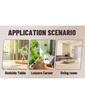 Walnut Wood Grain Coffee Table - Modern Design, Ideal Living Room Accent