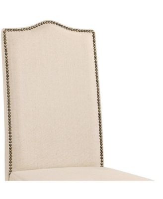 Linen Upholstered Parsons Chair for Comfortable Dining Room Seating