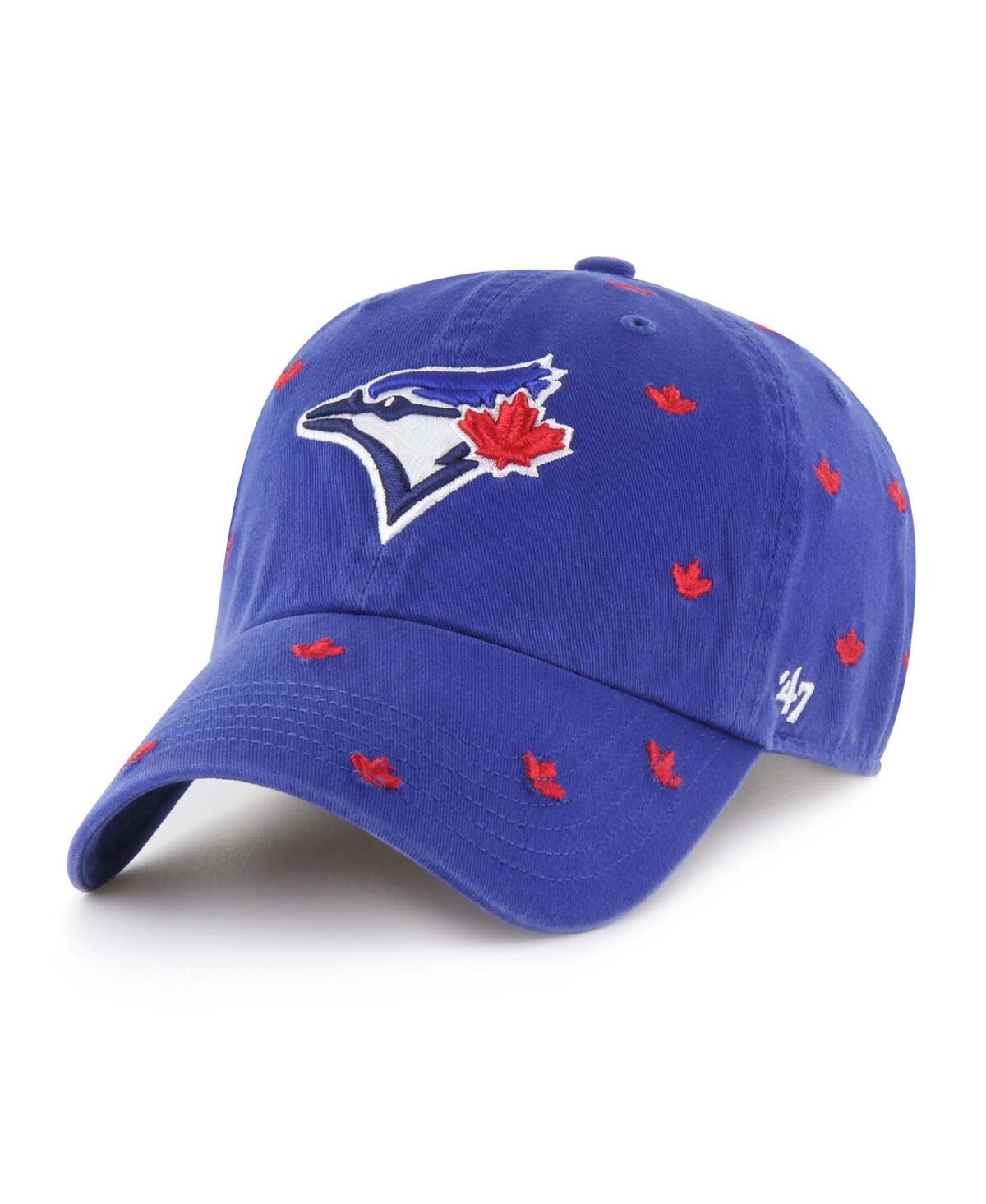 47 Brand Women's Royal Toronto Blue Jays Confetti Clean Up Adjustable Hat