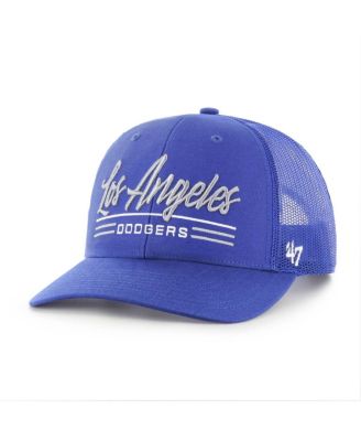 '47 Brand - Men's Royal Los Angeles Dodgers Garner Trucker Adjustable Hat