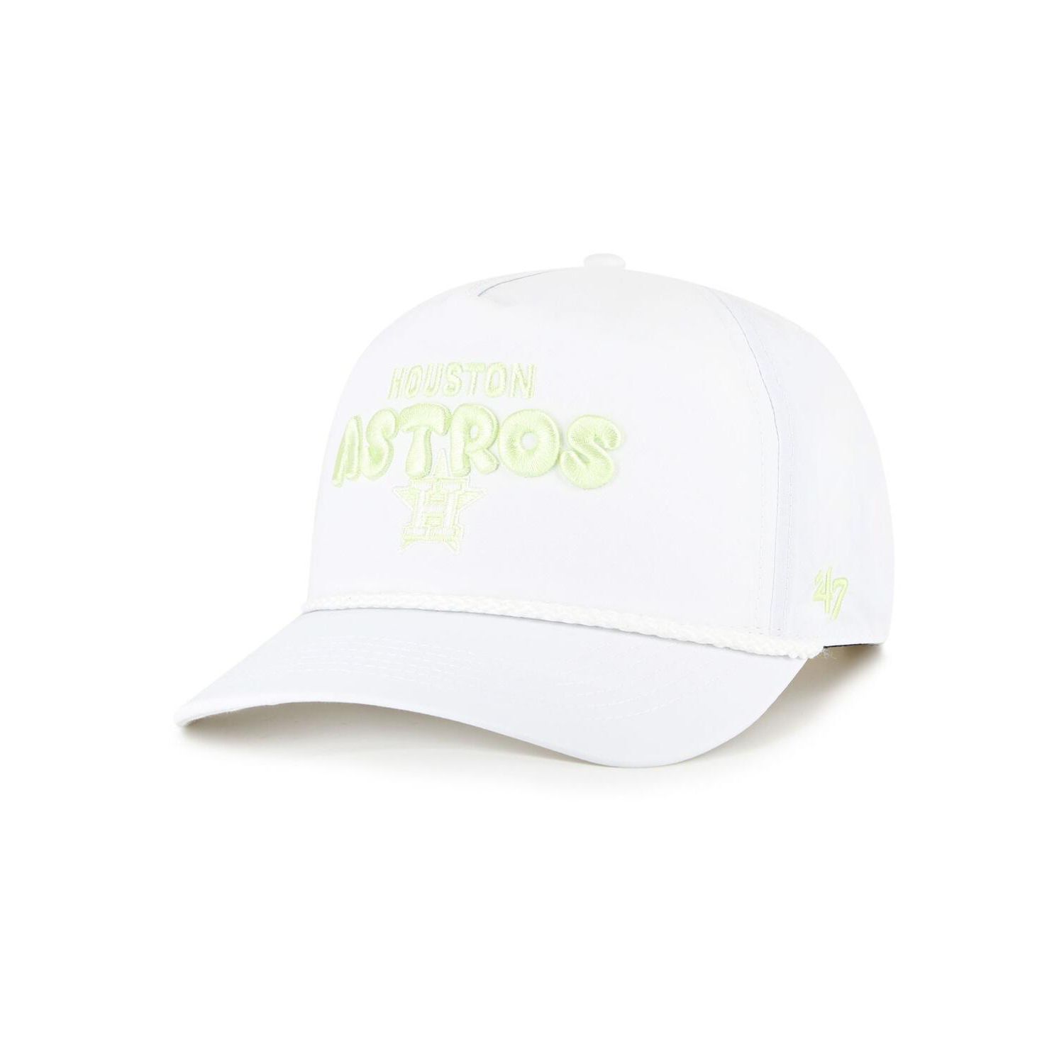 Women's White Houston Astros Bright Side Adjustable Hitch Hat