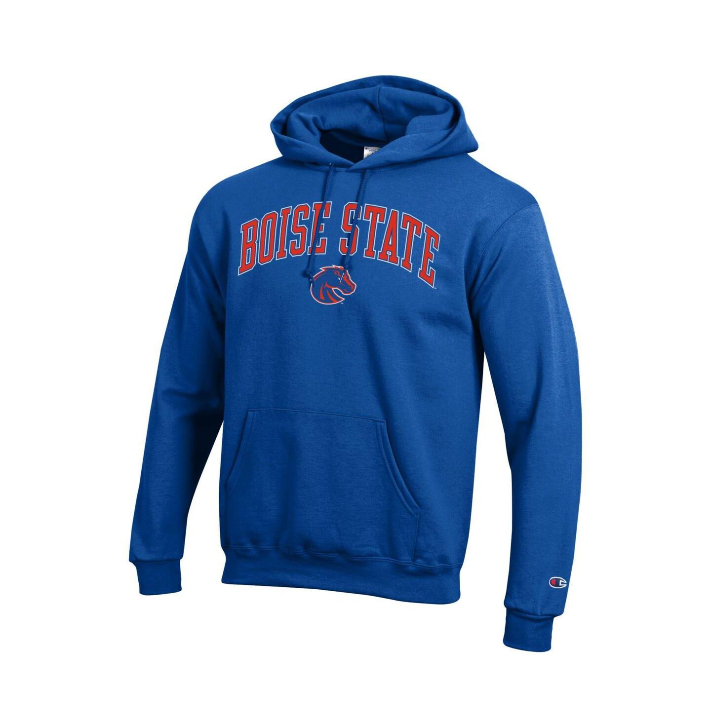 Мужское худи Champion Royal Boise State Broncos Arched Logo Fleece Pullover — фото 2