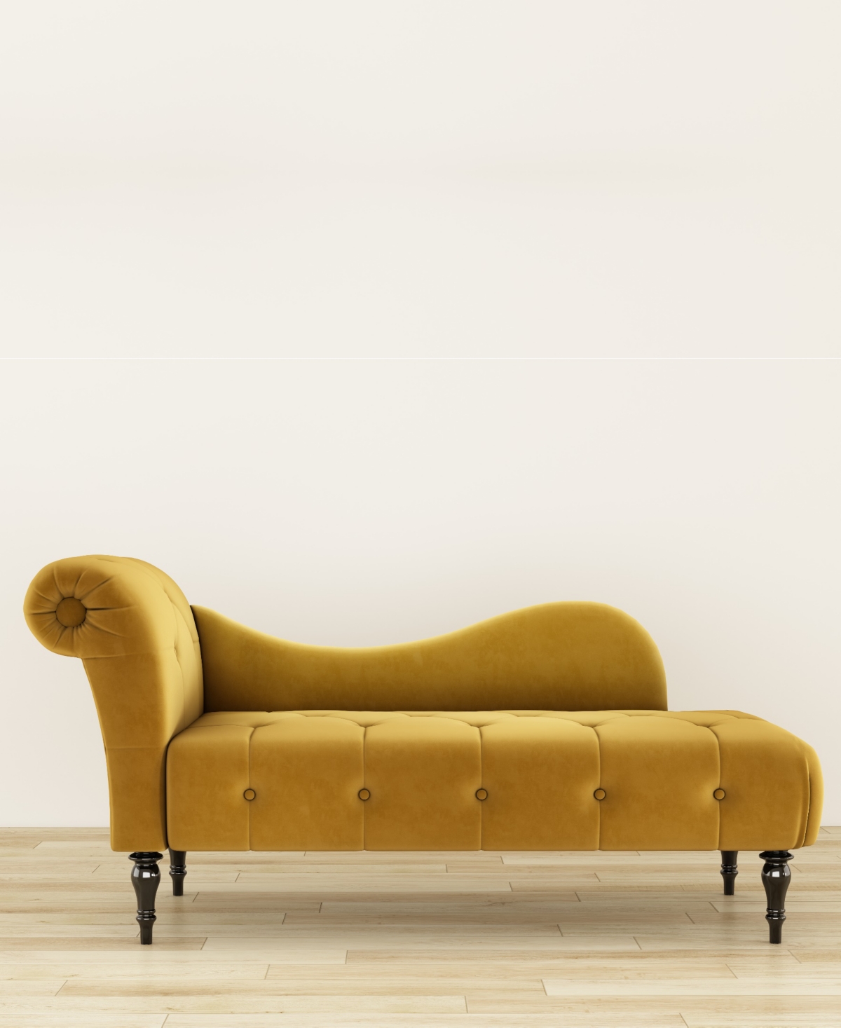 Gold Sparrow 32" Polyester Napa Diamond Tufted Chaise Lounge, Created For Macy's