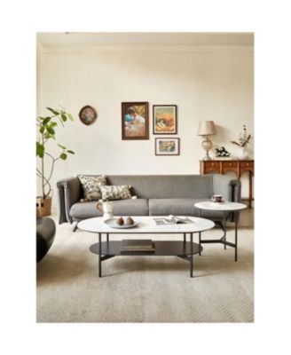 Double Layer Ceramic Coffee Table