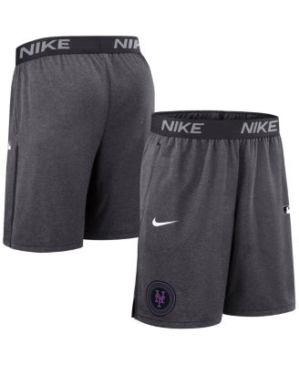 Nike - Men's Anthracite New York Mets Authentic Collection City Connect Performance Knit Shorts