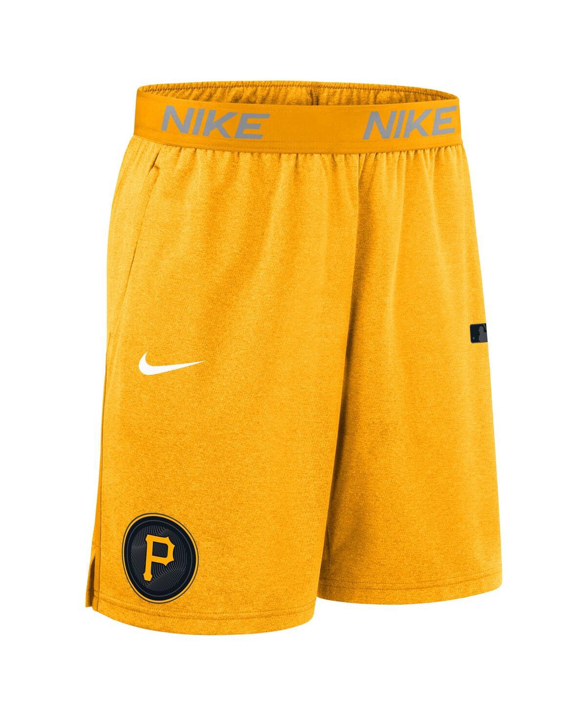 Nike Pittsburgh Pirates Authentic Collection City Connect  Men's Dri-fit Mlb Shorts In Yellow