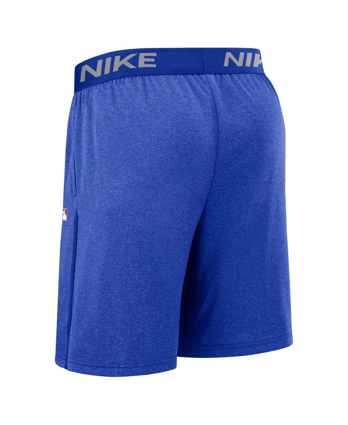 Nike Men's Royal Atlanta Braves Authentic Collection City Connect Performance Knit Shorts In Blue