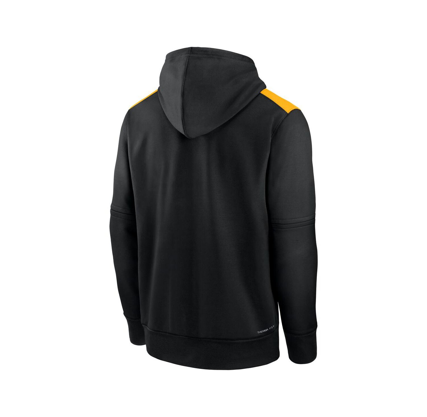 Men's Black Pittsburgh Pirates Authentic Collection City Connect Therma Pullover Hoodie