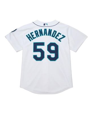 Mitchell & Ness Men's Felix Hernandez White Seattle Mariners
