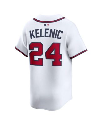 Men's Jarred Kelenic White Atlanta Braves Home Limited Player Jersey