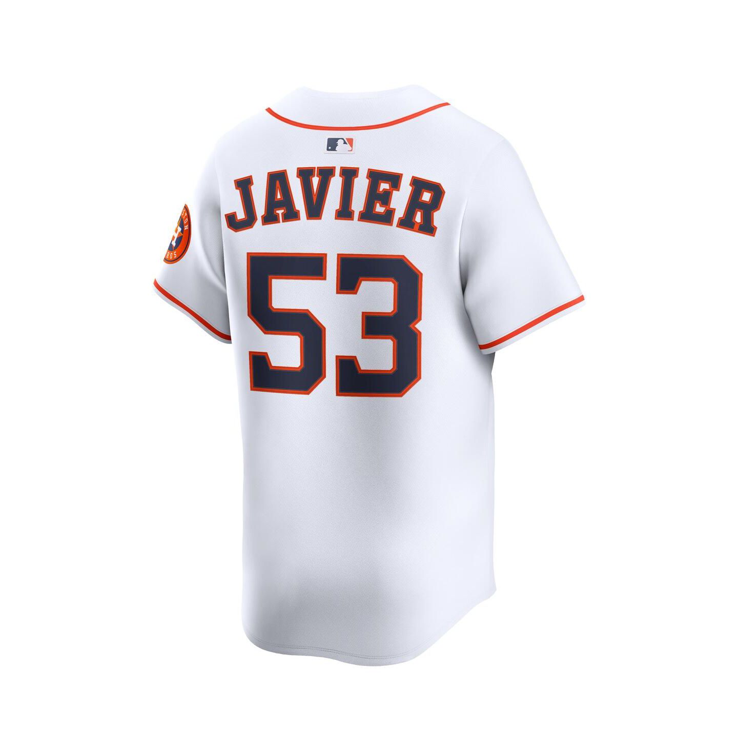 Мужской топ Nike Cristian Javier White Houston Astros Home Limited Player Jersey — фото 2