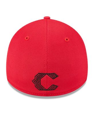 Men's Red Cincinnati Reds City Connect Batting Practice 39THIRTY Flex Hat