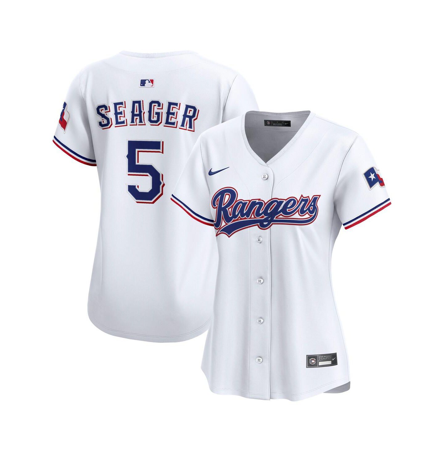 Женский топ Nike Corey Seager White Texas Rangers Home Limited Jersey — фото 1
