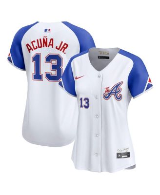 Nike - Women's Ronald Acu&ntilde;a Jr. White Atlanta Braves City Connect Limited Player Jersey
