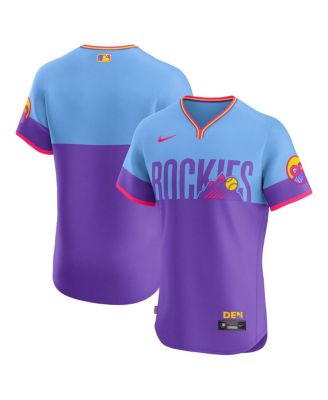 Nike - Men's Purple Colorado Rockies 2025 City Connect Elite Jersey