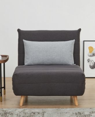 33" Polyester Susie Convertible Chair Bed, Created for Macy's