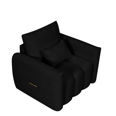 Modern Teddy Fabric Sofa with Pillow