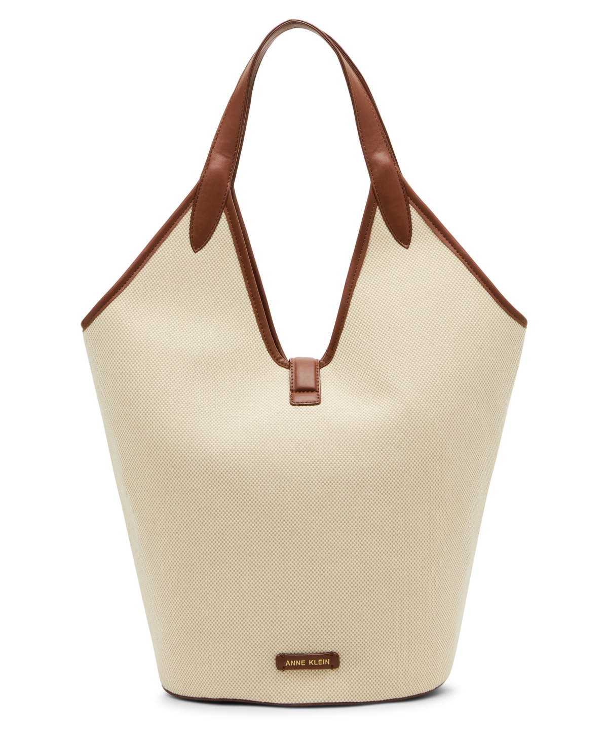 Anne Klein Color-block Angular Large Hobo Bag