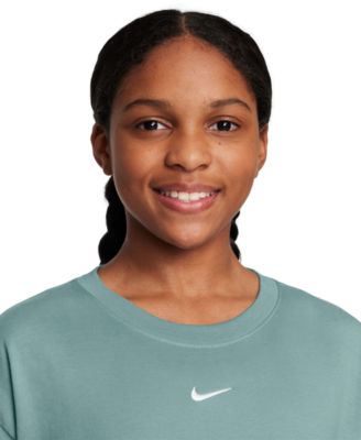 Big Girls Sportswear Essential Cotton Swoosh Logo T-Shirt