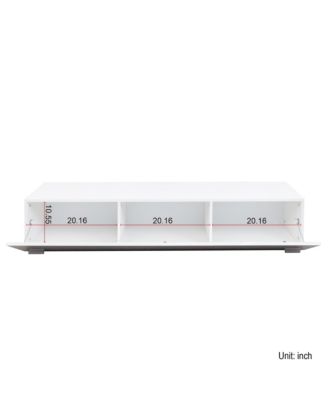 Modern Entertainment Center with Storage Media Console for Living Room