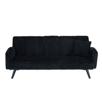  Minimalist style, straight-line corduroy sofa suitable for sitting and lying in the living room and bedroom