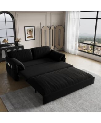  3-in-1 Convertible Sofa Bed with Side Storage