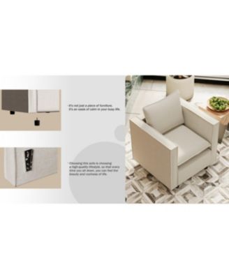 Armchair with Pillow – Soft, Stylish & Compact for Bedrooms, Corners, Reading Rooms – Comfortable Seating with Modern Look