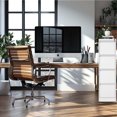 Streamdale 4-Drawer Steel Vertical File Cabinet with Lock