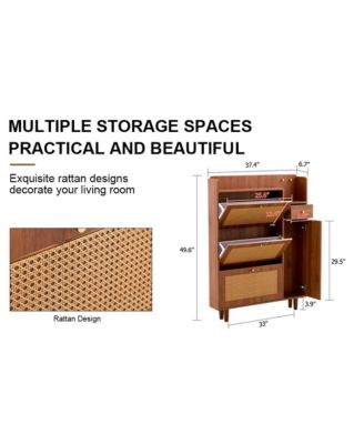 Modern Minimalist Shoe Cabinet (37.4")