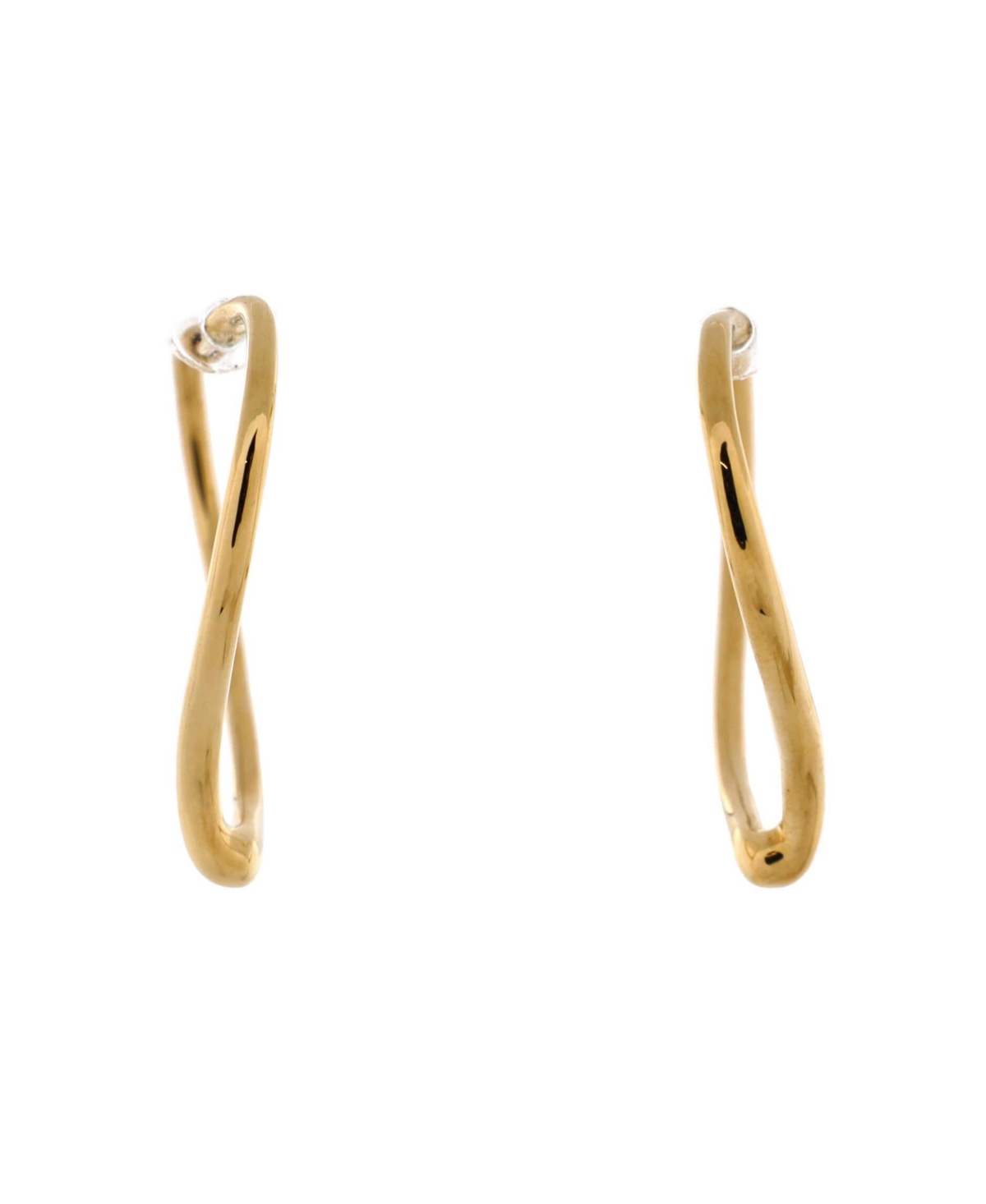 Pre-Owned Tiffany & Co. Medium Elsa Peretti Open Heart Hoop Earrings 18K Gold - 18k gold