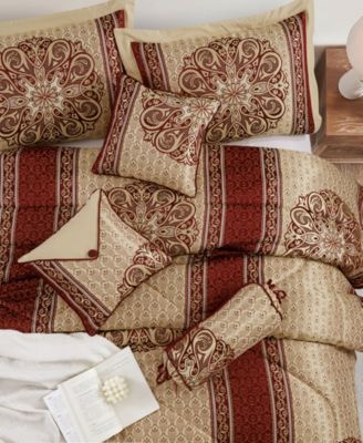 Myhand Medallion 7-Pc. Comforter Set, Queen
