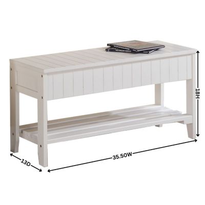Quality Solid Wood Shoe Bench with Storage