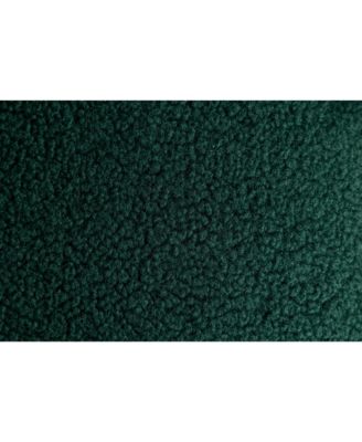 Teddy Fabric Rocking Chair With Adjustable Footrest