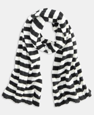 Women's 100% Cashmere Striped Scarf, Exclusively at Macy's