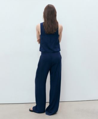 Women's Denim-Effect Lyocell Vest