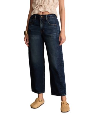 Women's High-Rise Barrel-Leg Jeans