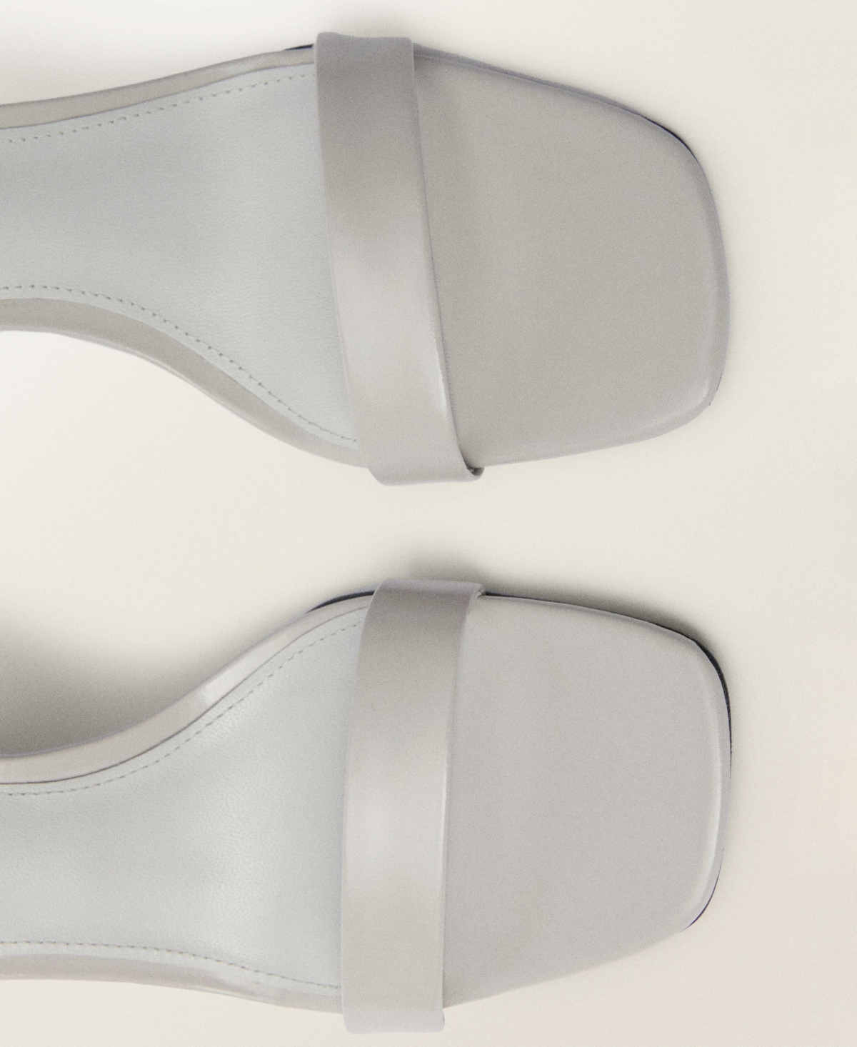 Mango Women's Leather Wedge-heel Sandals