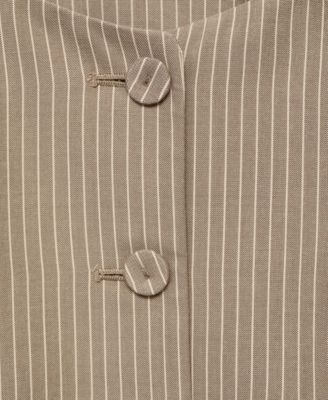 Women's Striped Lyocell Suit Vest