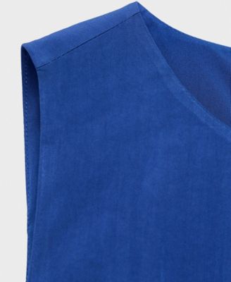 Women's Puffed Hem Midi Dress