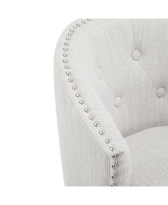 Swivelling Counter Stools Set of 2, Counter Height with Backrest